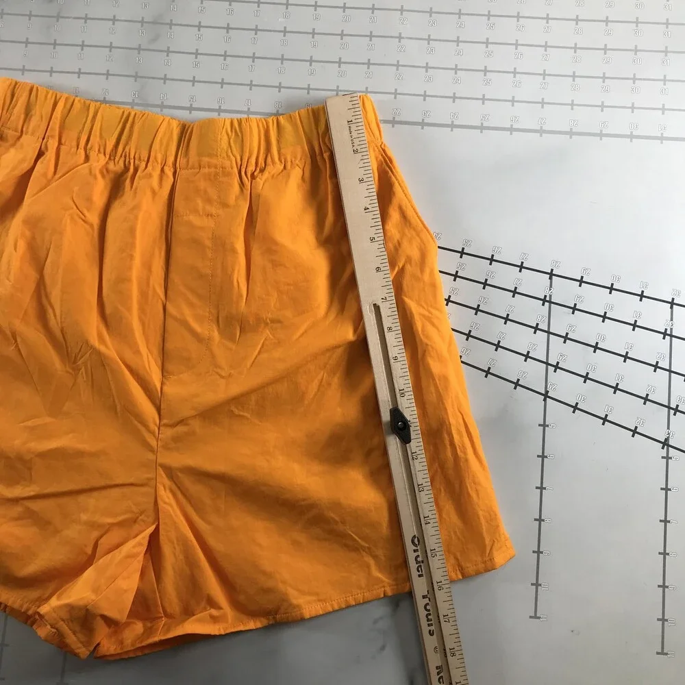 BR Sport Banana Republic Shorts Mens XS Orange Packable Wind Water Resistant
